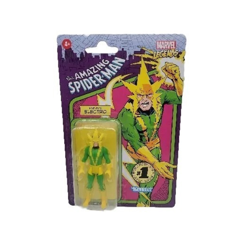 Amazing Spider Man Electro Marvel Legend Kenner 3.75" Action Figure 1st Edition